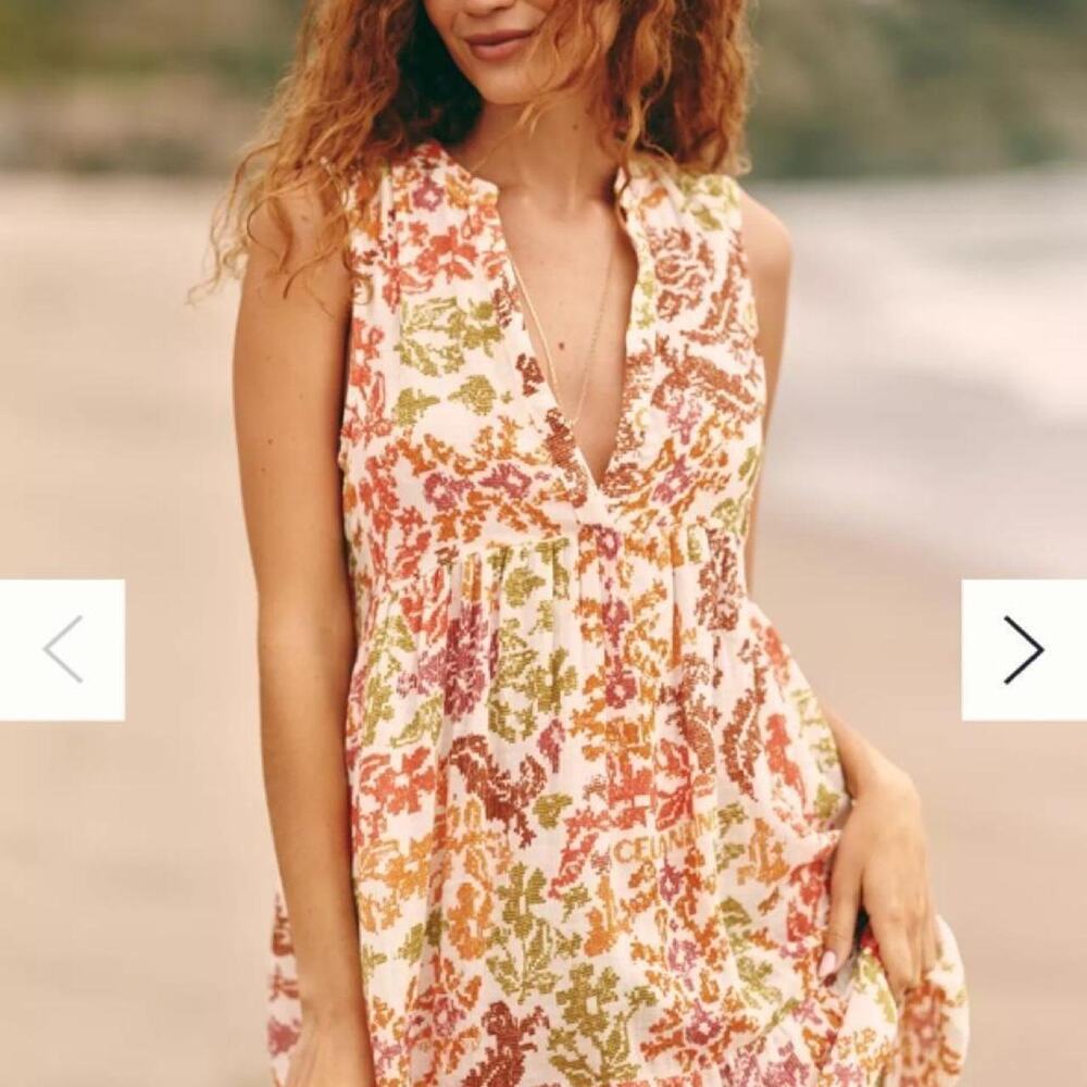 Anthropologie Celandine medium Kallie Cotton midi